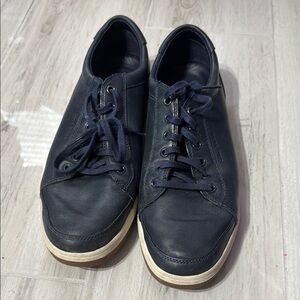 Men's Navy Leather Cole Haan Sneakers